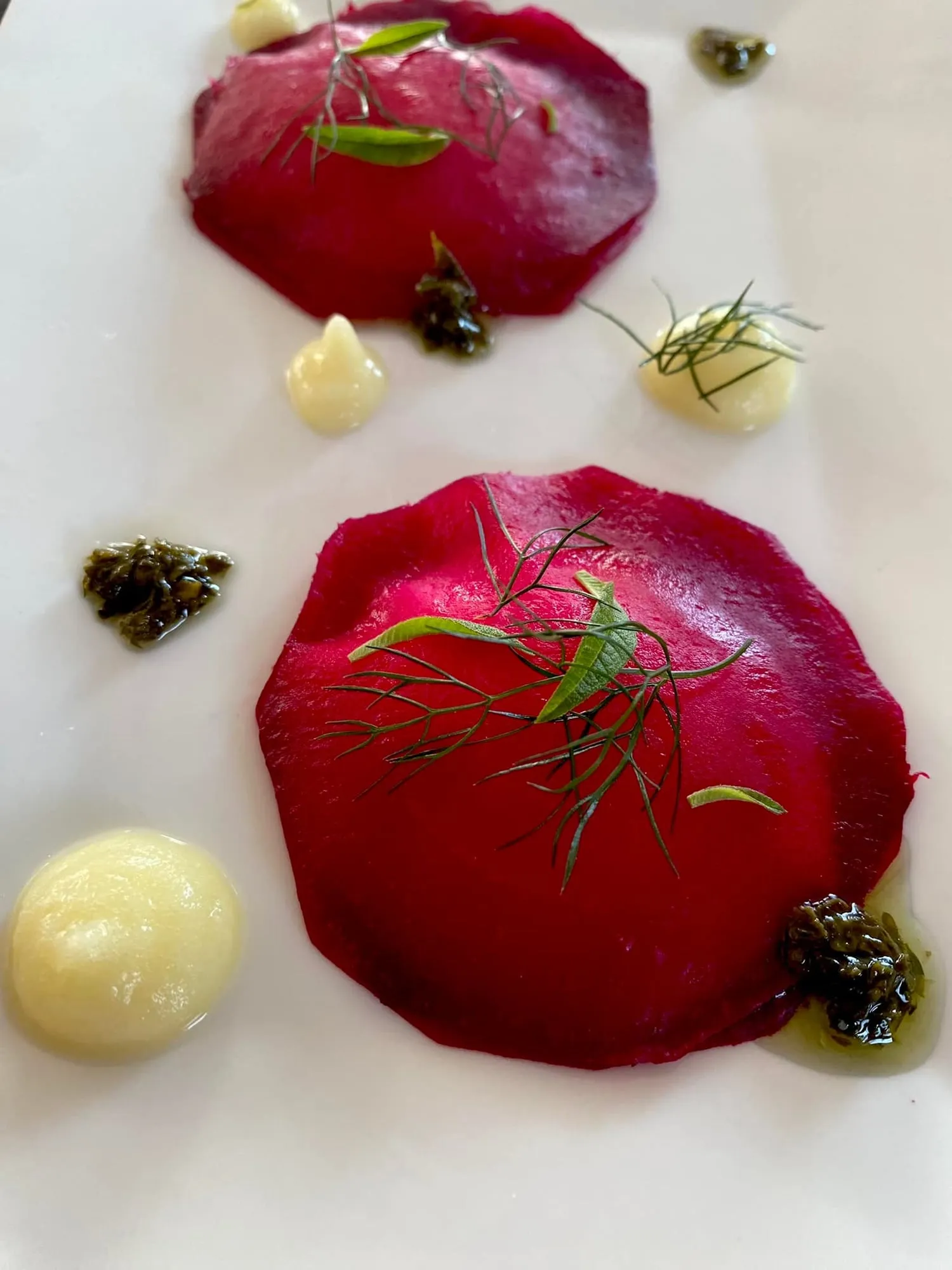 Carpaccio di barbabietola (1/2)