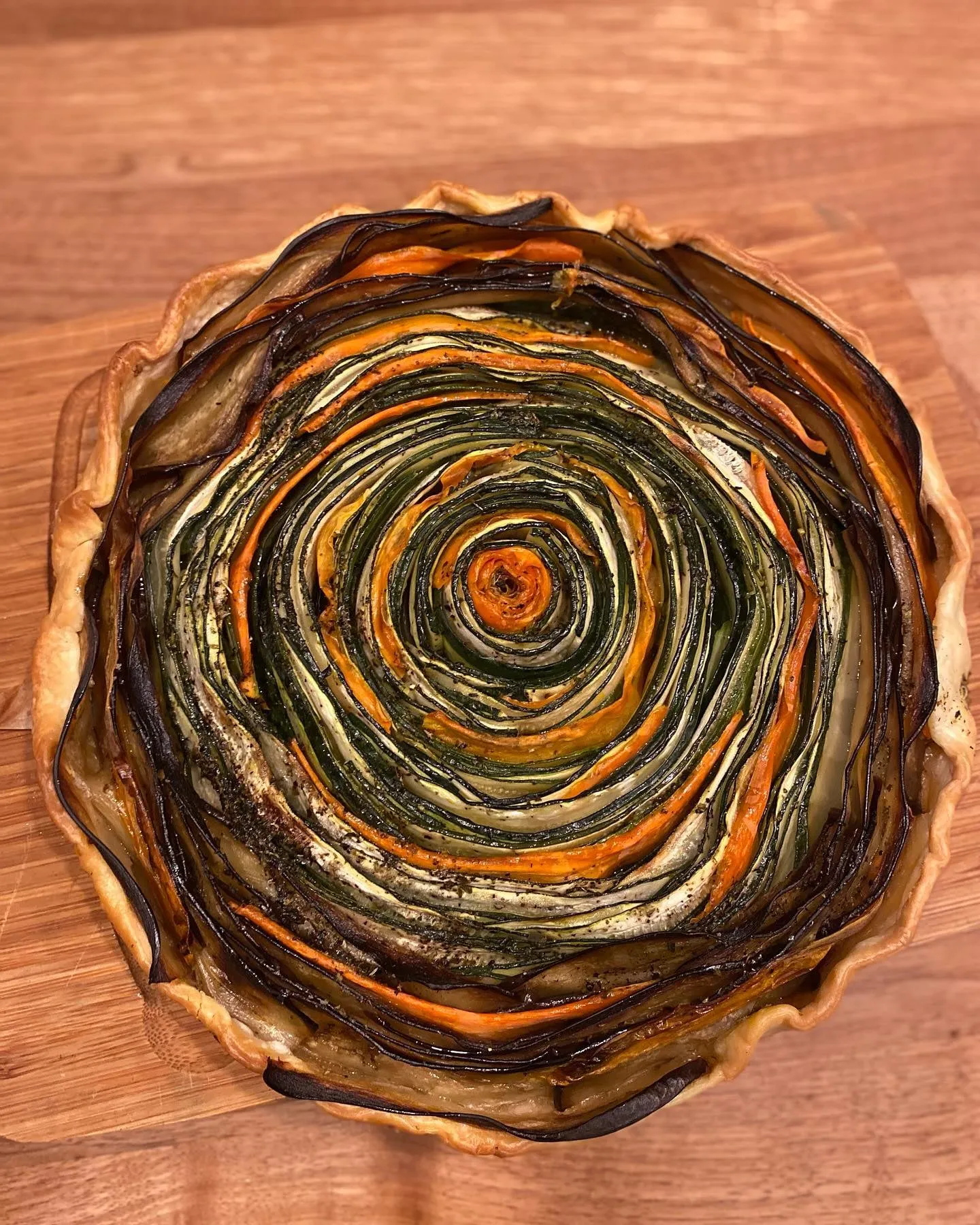 Torta salata a spirale