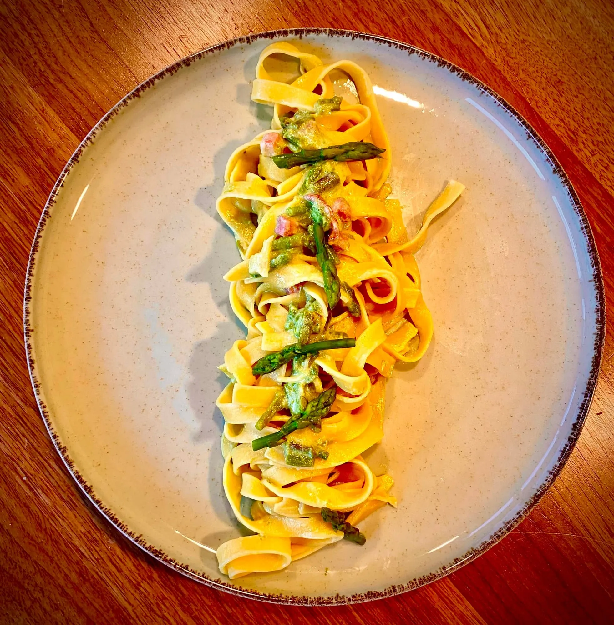 Tagliatelle agli asparagi (1/2)