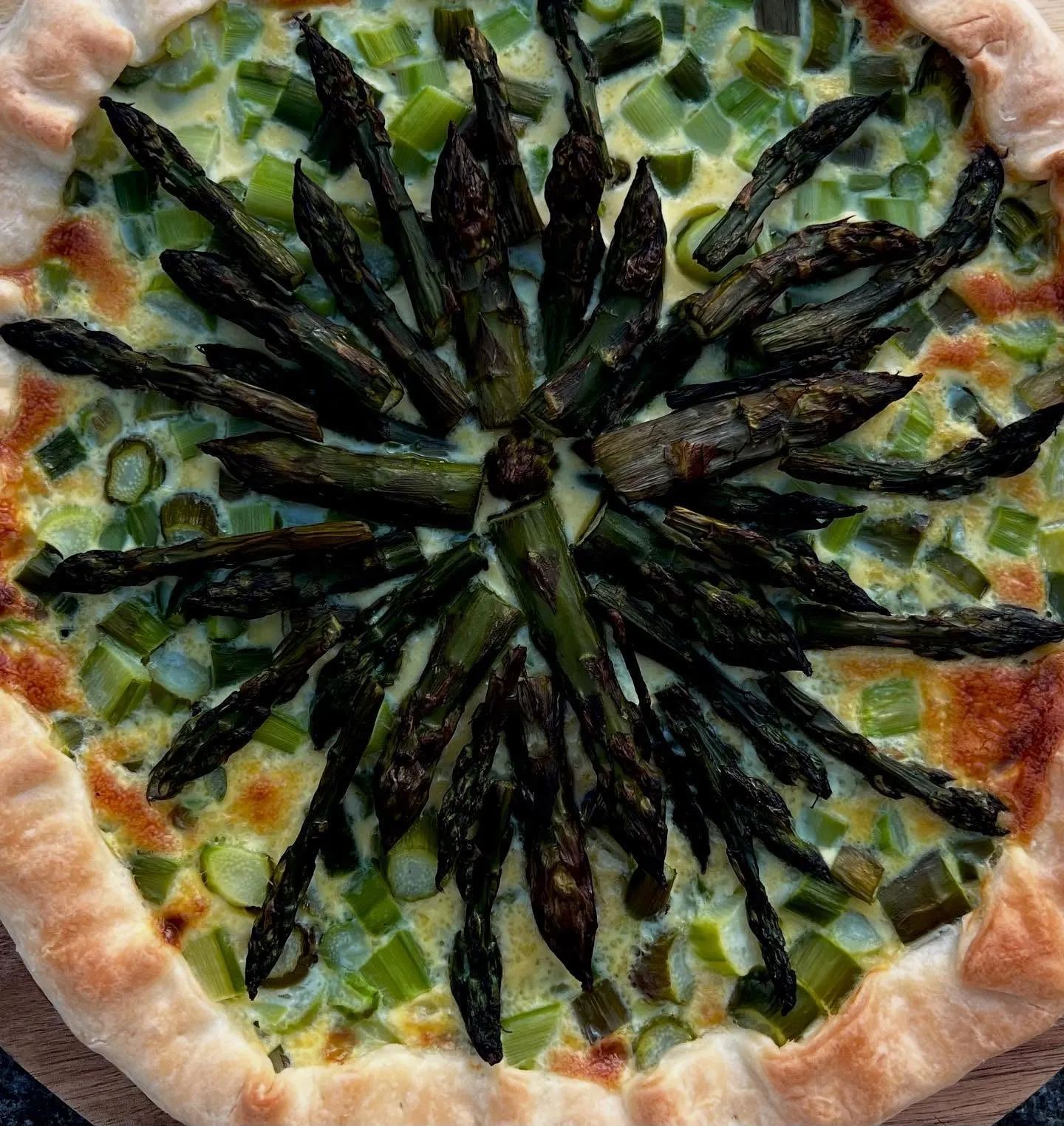 Torta salata agli asparagi (1/2)