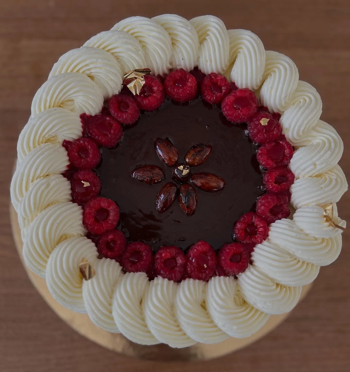 Torta cioccolato e lamponi (1/2)